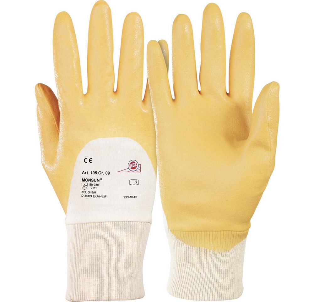 KCL Arbeitshandschuhe KCL Monsun® 105-8 Baumwolle Arbeitshandschuh Größe (Handschuhe): 8, M von KCL
