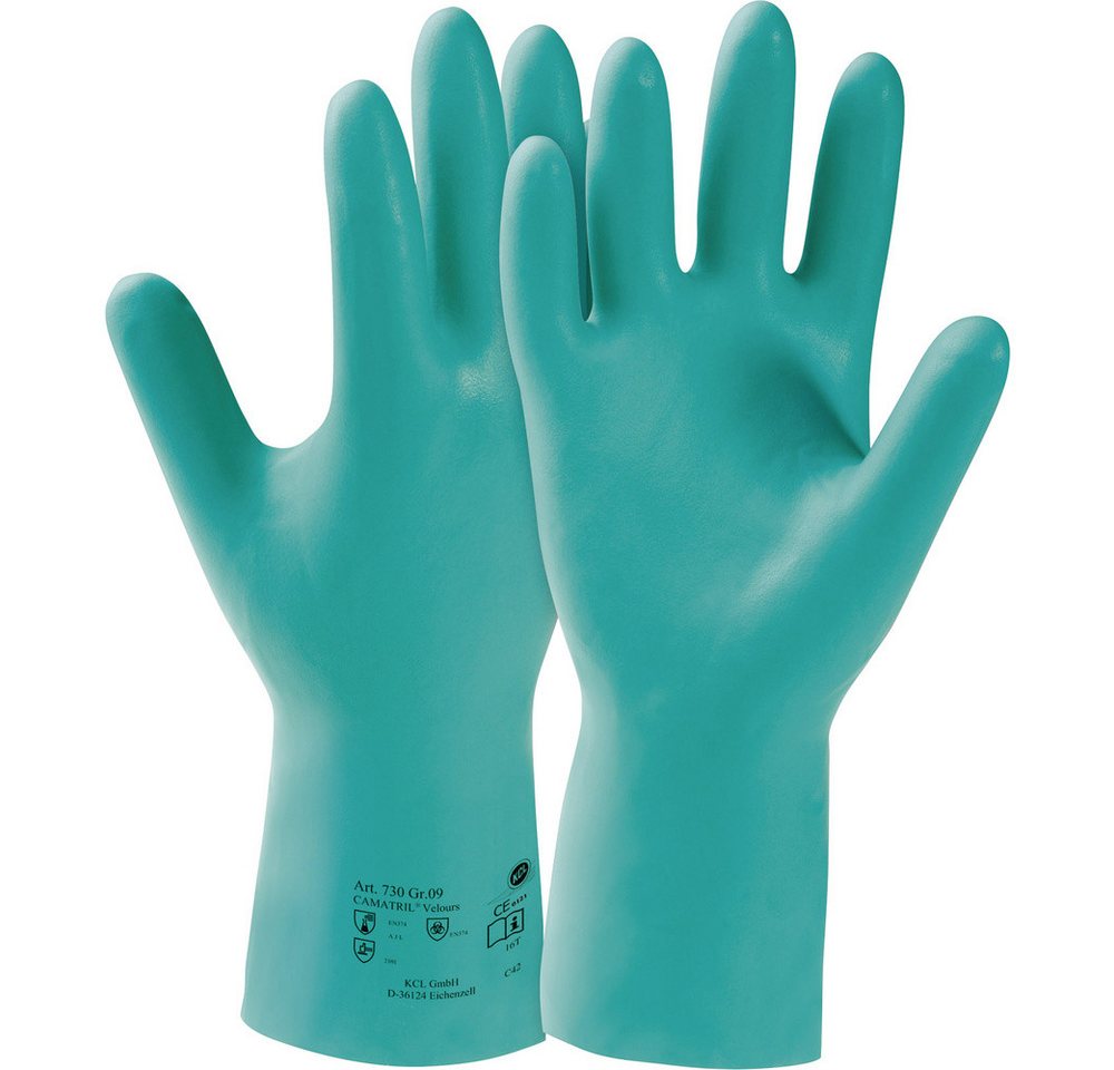 KCL Chemikalien-Schutzhandschuhe KCL 730-8 Camatril® Nitril Chemiekalienhandschuh Größe (Handschuhe): 8 von KCL