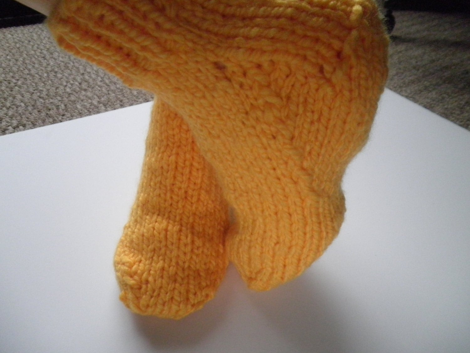 Pantoffelsocken, Handgestrickt von KCNdesigns
