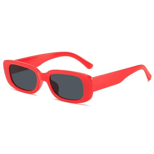 KCYSLY Damen-Sonnenbrille Männer Und Frauen Mode Vintage Beliebte Quadratische Rahmen Sonnenbrille Uv-Schutz-C-Als Bild von KCYSLY