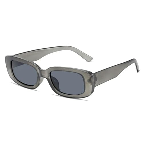 KCYSLY Damen-Sonnenbrille Männer Und Frauen Mode Vintage Beliebte Quadratische Rahmen Sonnenbrille Uv-Schutz-E-Als Bild von KCYSLY