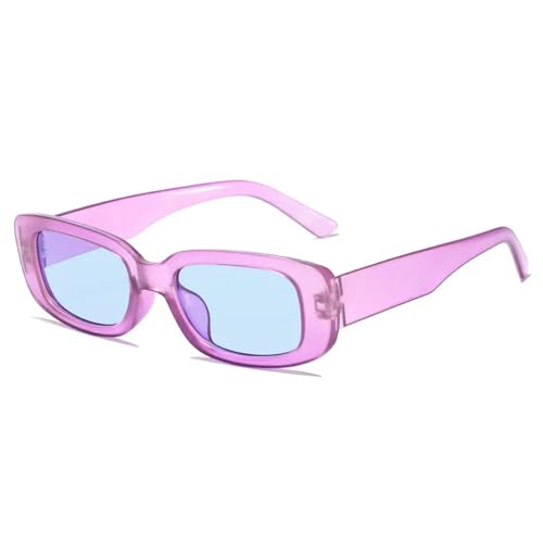 KCYSLY Damen-Sonnenbrille Männer Und Frauen Mode Vintage Beliebte Quadratische Rahmen Sonnenbrille Uv-Schutz-I-Als Bild von KCYSLY