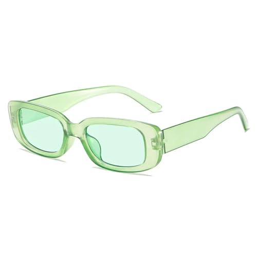 KCYSLY Damen-Sonnenbrille Männer Und Frauen Mode Vintage Beliebte Quadratische Rahmen Sonnenbrille Uv-Schutz-K-Als Bild von KCYSLY