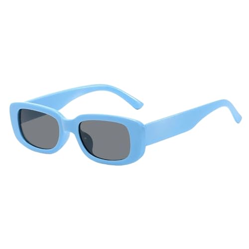 KCYSLY Damen-Sonnenbrille Männer Und Frauen Mode Vintage Beliebte Quadratische Rahmen Sonnenbrille Uv-Schutz-Q-Als Bild von KCYSLY