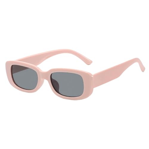 KCYSLY Damen-Sonnenbrille Männer Und Frauen Mode Vintage Beliebte Quadratische Rahmen Sonnenbrille Uv-Schutz-R-Als Bild von KCYSLY