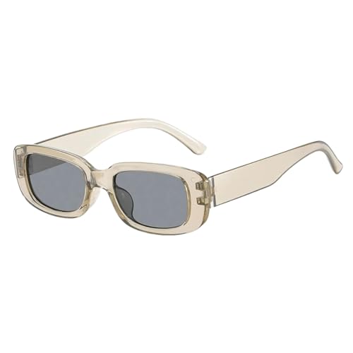 KCYSLY Damen-Sonnenbrille Männer Und Frauen Mode Vintage Beliebte Quadratische Rahmen Sonnenbrille Uv-Schutz-S-Als Bild von KCYSLY