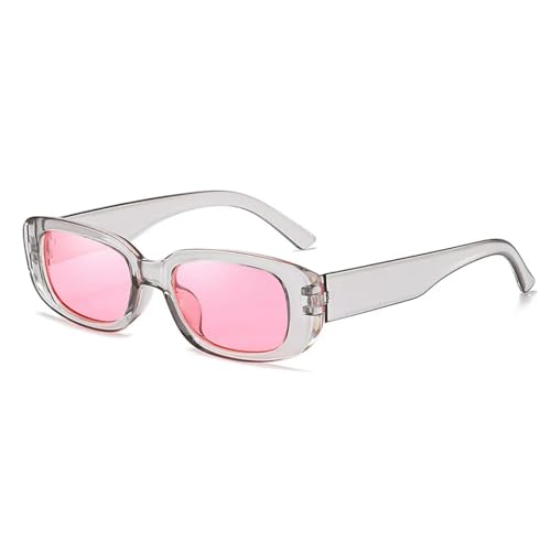 KCYSLY Damen-Sonnenbrille Männer Und Frauen Mode Vintage Beliebte Quadratische Rahmen Sonnenbrille Uv-Schutz-U-Als Bild von KCYSLY