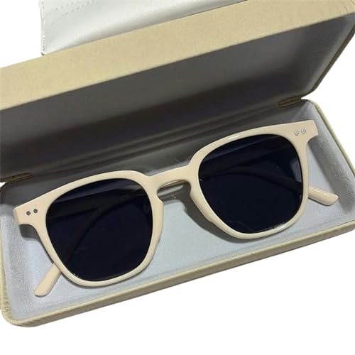 KCYSLY Damen-Sonnenbrille Mode Eyewear Frauen Quadratische Sonnenbrille Männer Vintage Schatten-C6 von KCYSLY