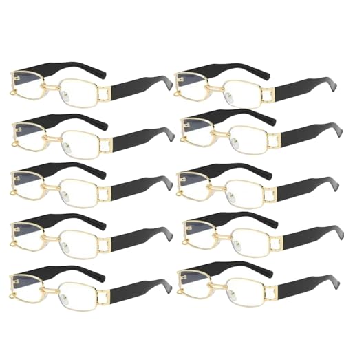 KCYSLY Damen-Sonnenbrille Mode Metall Kleine Quadratische Rahmen Hip-Hop Männer Und Frauen Sonnenbrille-K von KCYSLY