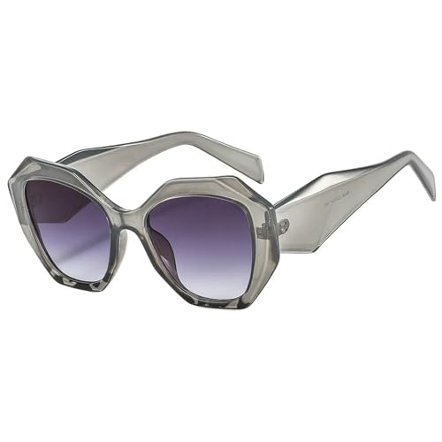KCYSLY Damen-Sonnenbrille Modische Polygonal Light Luxus Minimalist Sonnenbrille-F-Sonstige von KCYSLY