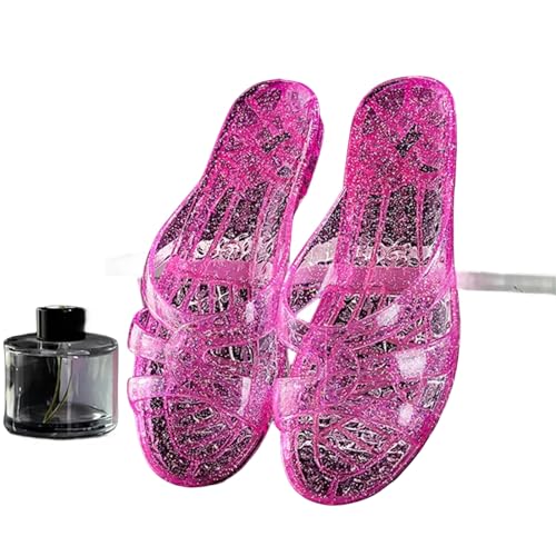 KCYSLY sandalen damen Sommerruhrschuhe Frauen Heimatbad Nicht Rutschrutsche Sandalen Im Freien Tägliche Flip Flops Baden-Stift-37 von KCYSLY