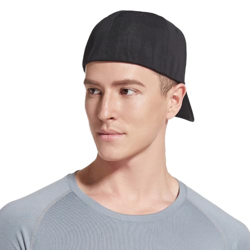 5 Panels Hohe Krone Baseball Caps Herren Casual Plain Voll Geschlossen Snapback Trucker Hüte Hohe Top Breite Krempe Sonnenhüte Q1038, Schwarz, 7-7 1/2 5 Panels Hohe Krone Baseball Caps Herren Casual Plain Voll Geschlossen Snapback Trucker Hüte Hohe Top Breite Krempe Sonnenhüte Q1038, Schwarz, 7-7 1/2 von KCZAKA