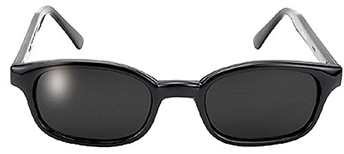Original KD's Biker Sonnenbrille mit dunkelgrauen Gläsern von KD's