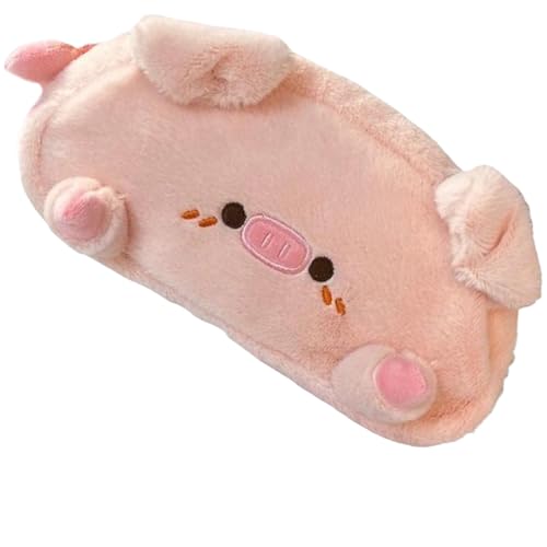 KDAMGOQE Plüsch Bleistiftkoffer, Kawaii Bleistiftbeutel 8.2x4x1.6 Große Kapazität Süßes Schweinebuch KDAMGOQE Plüsch Bleistiftkoffer, Kawaii Bleistiftbeutel 8.2x4x1.6 Große Kapazität Süßes Schweinebuch von KDAMGOQE