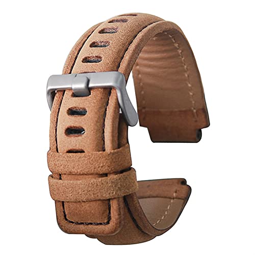 KDEGK Watchbans für Timex T49859 | T2N720 | t 2p141 | T2N722 | 723 | 738 | 739 Echtes Leder -Uhrbandband mit Schrauben von KDEGK