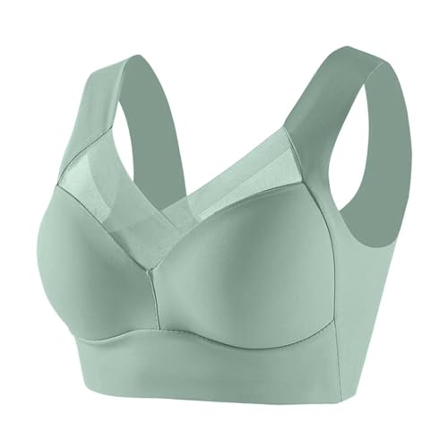 KDEIHT BH Damen ohne Bügel Nahtloser Bustier Sport Bra Große Größen Push Up Spitzen Korsage Spitze Bh Seamless Soft Bequem Klassische Bügelloser Hautfreundlich Bralette von KDEIHT