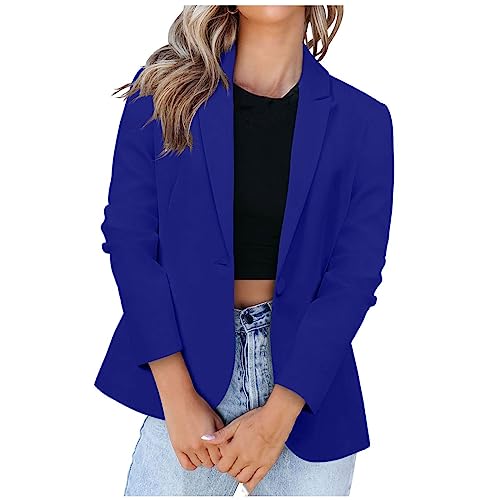 KDEIHT Blazer Damen Sommer Kurzblazer Casual Business Jacke Arbeit Büro Strickjacke Einfarbig Revers Mantel Anzüge Slim Leicht Coat Langarm Elegant Bequem Sommermantel Vintage Lässiges Kleidung KDEIHT Blazer Damen Sommer Kurzblazer Casual Business Jacke Arbeit Büro Strickjacke Einfarbig Revers Mantel Anzüge Slim Leicht Coat Langarm Elegant Bequem Sommermantel Vintage Lässiges Kleidung von KDEIHT