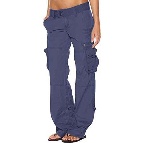 KDEIHT Cargohose Damen Stretch Hosen Einfarbig Mode Jogginganzug High Waist Freizeithose Lange Vintage Outdoorhose Klassisch Vintage Haremshose Baggy Stoffhose mit Taschen Wanderhose KDEIHT Cargohose Damen Stretch Hosen Einfarbig Mode Jogginganzug High Waist Freizeithose Lange Vintage Outdoorhose Klassisch Vintage Haremshose Baggy Stoffhose mit Taschen Wanderhose von KDEIHT