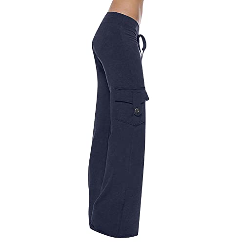 KDEIHT Cargohose Damen Stretch Hosen Einfarbig Mode Jogginganzug High Waist Freizeithose Lange Vintage Outdoorhose Klassisch Vintage Haremshose Baggy Stoffhose mit Taschen Wanderhose KDEIHT Cargohose Damen Stretch Hosen Einfarbig Mode Jogginganzug High Waist Freizeithose Lange Vintage Outdoorhose Klassisch Vintage Haremshose Baggy Stoffhose mit Taschen Wanderhose von KDEIHT