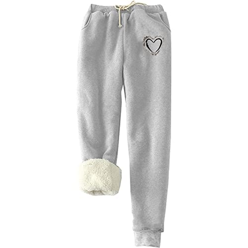 KDEIHT Damen Jogginghose Warme Fleece Freizeithose Winter Thermo Hosen Verdickte Sporthosen Gefütterte Jogger Fleecehose Verdickte Sweathose Einfarbig Sporthose mit Taschen Trainingshose KDEIHT Damen Jogginghose Warme Fleece Freizeithose Winter Thermo Hosen Verdickte Sporthosen Gefütterte Jogger Fleecehose Verdickte Sweathose Einfarbig Sporthose mit Taschen Trainingshose von KDEIHT
