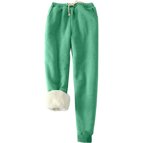 KDEIHT Damen Jogginghose Warme Fleece Freizeithose Winter Thermo Hosen Verdickte Sporthosen Gefütterte Jogger Fleecehose Verdickte Sweathose Einfarbig Sporthose mit Taschen Trainingshose KDEIHT Damen Jogginghose Warme Fleece Freizeithose Winter Thermo Hosen Verdickte Sporthosen Gefütterte Jogger Fleecehose Verdickte Sweathose Einfarbig Sporthose mit Taschen Trainingshose von KDEIHT