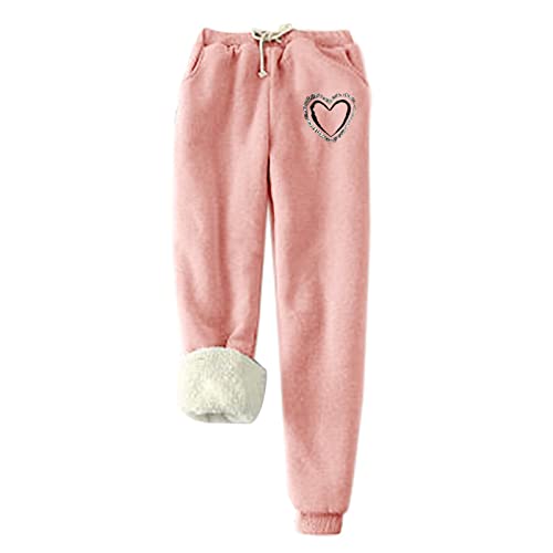 KDEIHT Damen Jogginghose Warme Fleece Freizeithose Winter Thermo Hosen Verdickte Sporthosen Gefütterte Jogger Fleecehose Verdickte Sweathose Einfarbig Sporthose mit Taschen Trainingshose KDEIHT Damen Jogginghose Warme Fleece Freizeithose Winter Thermo Hosen Verdickte Sporthosen Gefütterte Jogger Fleecehose Verdickte Sweathose Einfarbig Sporthose mit Taschen Trainingshose von KDEIHT