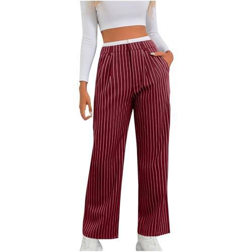 KDEIHT Sale online Business Damen Anzughose Weite Bein Freizeithose Nadelstreifen Hose Casual Haremshose mit Taschen Cargohose Büro Arbeitshose Pants Lässiges Schlaghose KDEIHT Sale online Business Damen Anzughose Weite Bein Freizeithose Nadelstreifen Hose Casual Haremshose mit Taschen Cargohose Büro Arbeitshose Pants Lässiges Schlaghose von KDEIHT