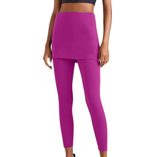 Sport Leggings Damen Yoga Hose mit Rock Trainingshose Einfarbig Hosenrock Mädchen Sportleggings High Waist Jogginghose Laufhose Stretch Sporthose Bequem Laufhosen Tights Einfarbig Pants Sport Leggings Damen Yoga Hose mit Rock Trainingshose Einfarbig Hosenrock Mädchen Sportleggings High Waist Jogginghose Laufhose Stretch Sporthose Bequem Laufhosen Tights Einfarbig Pants von KDEIHT