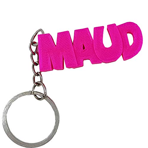 3D personalisierte Schlüsselanhänger mit einem Vornamen oder Text - ein originelles Geschenk für Mann, Frau oder Kind - 15 Farben zur Auswahl von KDO 3D