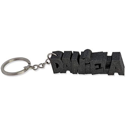 3D personalisierte Schlüsselanhänger mit einem Vornamen oder Text - ein originelles Geschenk für Mann, Frau oder Kind - 15 Farben zur Auswahl von KDO 3D