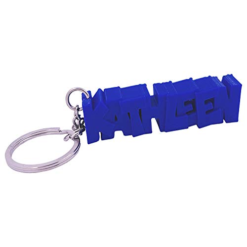 3D personalisierte Schlüsselanhänger mit einem Vornamen oder Text - ein originelles Geschenk für Mann, Frau oder Kind - 15 Farben zur Auswahl von KDO 3D
