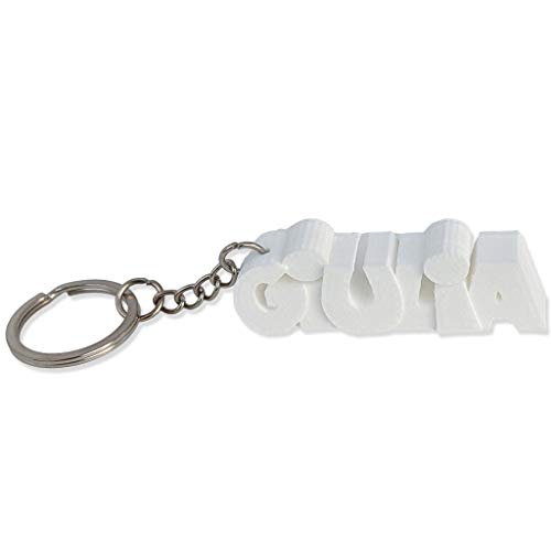 3D personalisierte Schlüsselanhänger mit einem Vornamen oder Text - ein originelles Geschenk für Mann, Frau oder Kind - 15 Farben zur Auswahl von KDO 3D