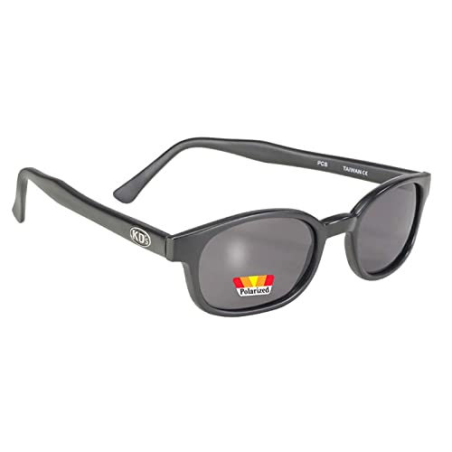 X-KD's 10019 - Grau Polarisiert - Gestell schwarz matt - Sonnenbrille von KDS