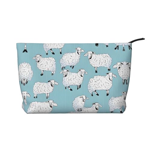 (Süße Buntstift-Box) Cord-Make-up-Tasche mit Reißverschluss, Kosmetiktasche für Damen, kleine Make-up-Tasche für Geldbörse, tragbare Reise-Kosmetiktasche, Geschenktasche für Damen, Mädchen, Damen, von KDUBNJDS