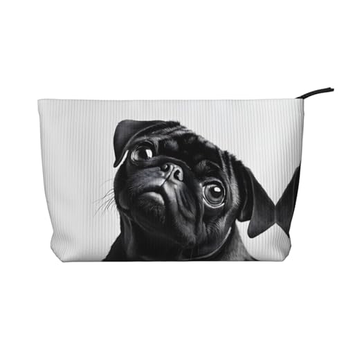 (Süße Buntstift-Box) Cord-Make-up-Tasche mit Reißverschluss, Kosmetiktasche für Damen, kleine Make-up-Tasche für Geldbörse, tragbare Reise-Kosmetiktasche, Geschenktasche für Damen, Mädchen, Damen, von KDUBNJDS