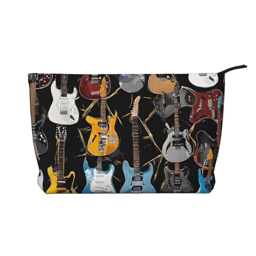 Cord-Make-up-Tasche mit Reißverschluss, Kosmetiktasche für Damen, kleine Make-up-Tasche für Geldbörse, tragbare Reise-Kosmetiktasche, Geschenktasche für Damen, Mädchen, Damen, Farbige Akustik- und von KDUBNJDS