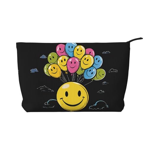 Cord-Make-up-Tasche mit Reißverschluss, Kosmetiktasche für Damen, kleine Make-up-Tasche für Geldbörse, tragbare Reise-Kosmetiktasche, Geschenktasche für Damen, Mädchen, Damen, Süßer Planet, von KDUBNJDS