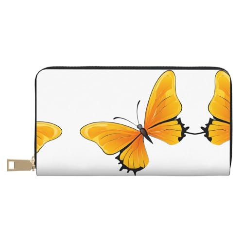 KDUBNJDS Ledergeldbörse Kreditkartenetui für Damen und Herren mit 12 Kartenfächern, 3 Fächern für Bargeld und integrierten Münzfächern mit Reißverschluss (Rot und Schwarz Rose), Hübsche von KDUBNJDS