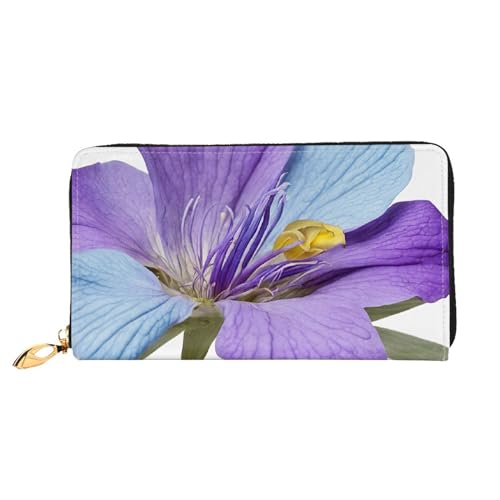 KDUBNJDS Ledergeldbörse Kreditkartenetui für Damen und Mädchen mit 12 Kartenfächern, 3 Fächern für Bargeld und integrierten Münzfächern mit Reißverschluss (orangefarbener Schmetterling), Gemälde von von KDUBNJDS