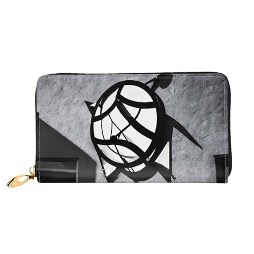 KDUBNJDS Ledergeldbörse Kreditkartenetui für Damen und Mädchen mit 12 Kartenfächern, 3 Fächern für Bargeld und integrierten Münzfächern mit Reißverschluss (orangefarbener Schmetterling), von KDUBNJDS