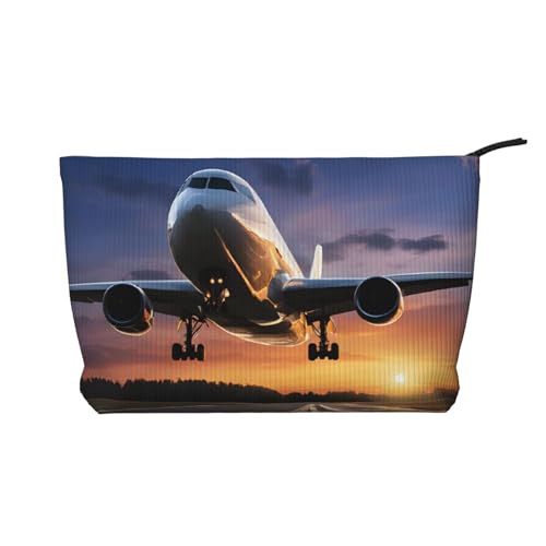 Make-up-Tasche aus Cord mit Reißverschluss, Kosmetiktasche für Damen, kleine Make-up-Tasche für Geldbörse, tragbare Reise-Kosmetiktasche, Geschenktasche für Damen, Mädchen, Damen, Flughafen, von KDUBNJDS