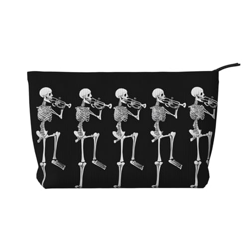 Make-up-Tasche aus Cord mit Reißverschluss, Kosmetiktasche für Damen, kleine Make-up-Tasche für Geldbörse, tragbare Reise-Kosmetiktasche, Geschenktasche für Damen, Mädchen, Damen, Halloween von KDUBNJDS