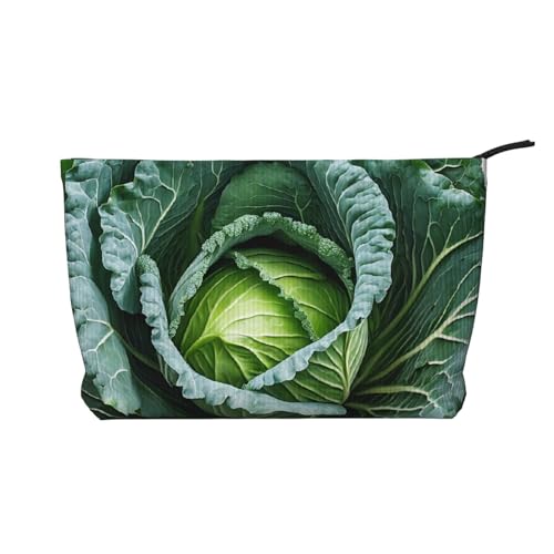 Make-up-Tasche aus Cord mit Reißverschluss, Kosmetiktasche für Damen, kleine Make-up-Tasche für Geldbörse, tragbare Reise-Kosmetiktasche, Geschenktasche für Damen, Mädchen, Damen, Helles Kohl., von KDUBNJDS