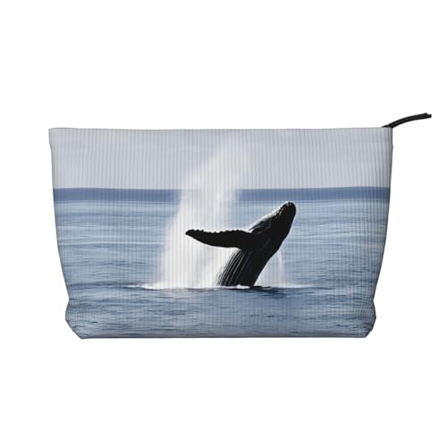 Make-up-Tasche aus Cord mit Reißverschluss, Kosmetiktasche für Damen, kleine Make-up-Tasche für Geldbörse, tragbare Reise-Kosmetiktasche, Geschenktasche für Damen, Mädchen, Damen, Lavendelfeld, Retro, von KDUBNJDS