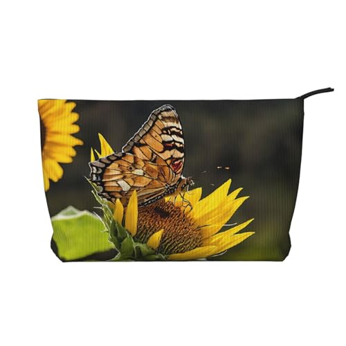 Make-up-Tasche aus Cord mit Reißverschluss, Kosmetiktasche für Damen, kleine Make-up-Tasche für Geldbörse, tragbare Reise-Kosmetiktasche, Geschenktasche für Damen, Mädchen, Damen, von KDUBNJDS