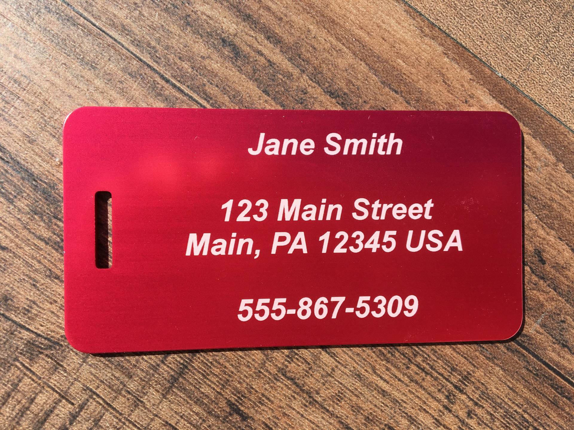 Gepäckanhänger Tag, Id, Id-Karte, Rot-Tag, Personalisierte Gepäckanhänger, Laser Graviert, Gepäck Eloxiertem Aluminium Gepäckanhänger Tag, Id, Id-Karte, Rot-Tag, Personalisierte Gepäckanhänger, Laser Graviert, Gepäck Eloxiertem Aluminium von KDUniqueDesigns