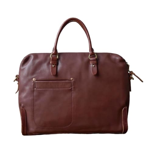 KDXTSGZ Herren Aktentaschen Tragetaschen Laptoptaschen Handtaschen aus echtem Leder Messenger-Schultertaschen von KDXTSGZ