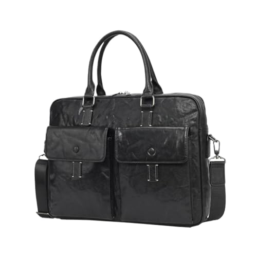 KDXTSGZ Herren-Tragetaschen Laptoptaschen Handtaschen aus echtem Leder Messenger-Schultertaschen Aktentaschen von KDXTSGZ