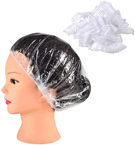 KEAIDUO Einweg-Duschhauben, 50 cm, extra groß, wasserdicht, Kunststoff, elastisch, dicke Haarkappen für Männer und Frauen, langes Haar, Zuhause, Hotel, Spa und Friseursalon, tragbar, für Reisen, 100 KEAIDUO Einweg-Duschhauben, 50 cm, extra groß, wasserdicht, Kunststoff, elastisch, dicke Haarkappen für Männer und Frauen, langes Haar, Zuhause, Hotel, Spa und Friseursalon, tragbar, für Reisen, 100 von KEAIDUO
