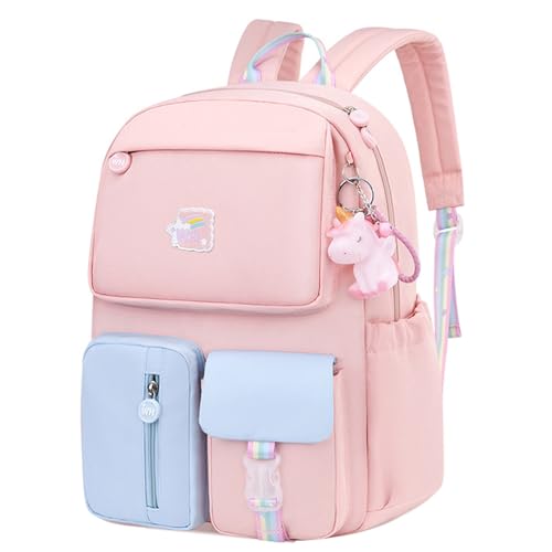 KEBEIXUAN Süße Schultaschen für Mädchen Kawaii Rucksack schule für mädchen 3 5 Klasse Teenager Schulrucksack von KEBEIXUAN